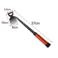 Greenhaus Gardening 2-in-1 Weeding Hoe and Rake for Tough Soil