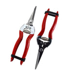 Greenhaus Gardening Long Nose Harvesting Snips with Stainless Steel Precision Blades