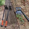 Greenhaus Gardening 2-in-1 Weeding Hoe and Rake for Tough Soil