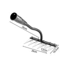 Greenhaus Gardening Upgraded Weed Removal Rake for Efficient Gardening