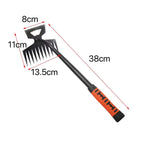Greenhaus Gardening 2-in-1 Weeding Hoe and Rake for Tough Soil