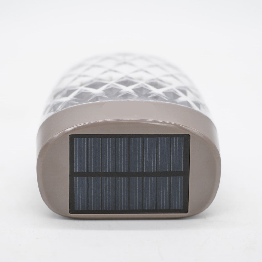 Greenhaus Gardening Flat Mount Solar Garden Light for Outdoor Spaces