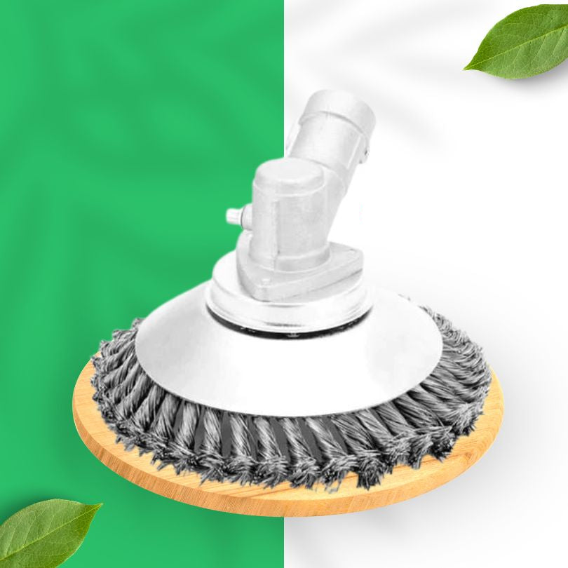 Greenhaus Gardening Steel Wire Trimmer Head for Weeds and Walkways