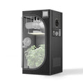Greenhaus Gardening 24" x 24" Grow Tent for Two Plant Setups