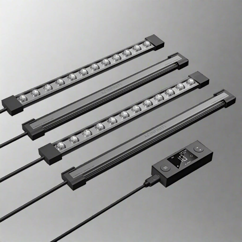 Greenhaus Gardening 4-Bar LED Grow Light Kit for Supplemental Plant Coverage