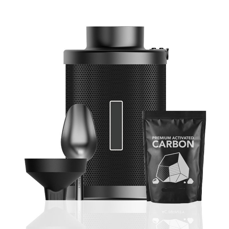 Greenhaus Gardening Refillable Carbon Filter Kit for Grow Tent Ventilation