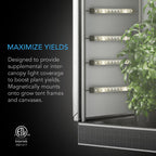 Greenhaus Gardening 16-Inch LED Grow Bars for Supplemental Plant Lighting