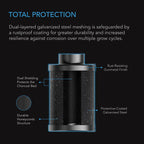 Greenhaus Gardening Refillable Carbon Filter Kit for Grow Tent Ventilation