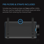 Greenhaus Gardening 8-Inch Duct Carbon Filter for High-Flow Ventilation