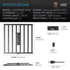 Greenhaus Gardening Bar-Style Grow Light with Daisy Chain Compatibility
