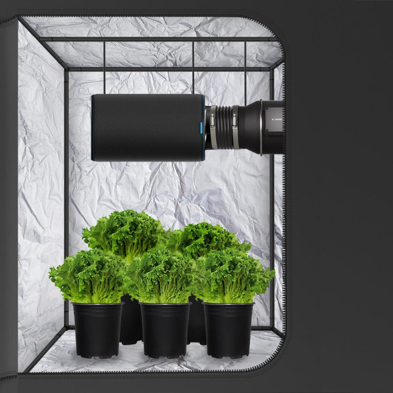Greenhaus Gardening 8-Inch Duct Carbon Filter for High-Flow Ventilation