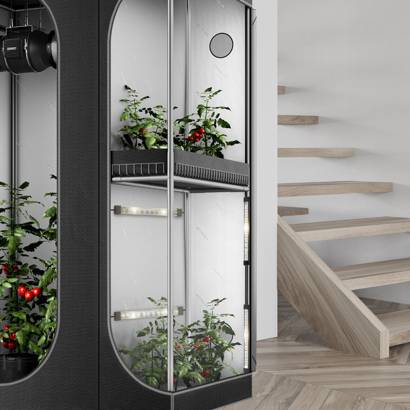 Greenhaus Gardening 4-Bar LED Grow Light Kit for Supplemental Plant Coverage