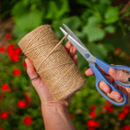 Greenhaus Gardening 2 Pack Jute Twine for Plant Support and Garden Organization