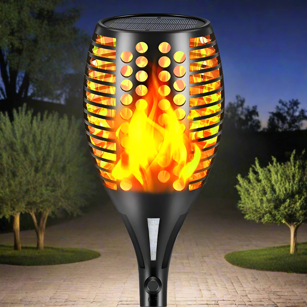 Greenhaus Gardening Outdoor Solar Lights for Driveways, Decks and Gardens