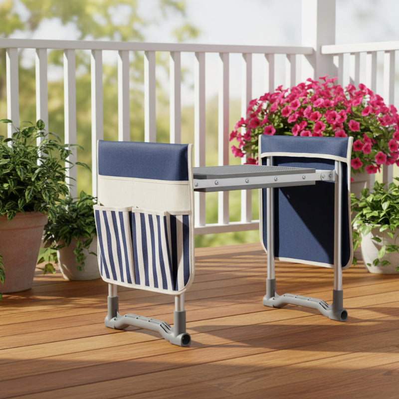 GreenHaus Gardening Multi-Function Garden Seat for Planting & Weeding
