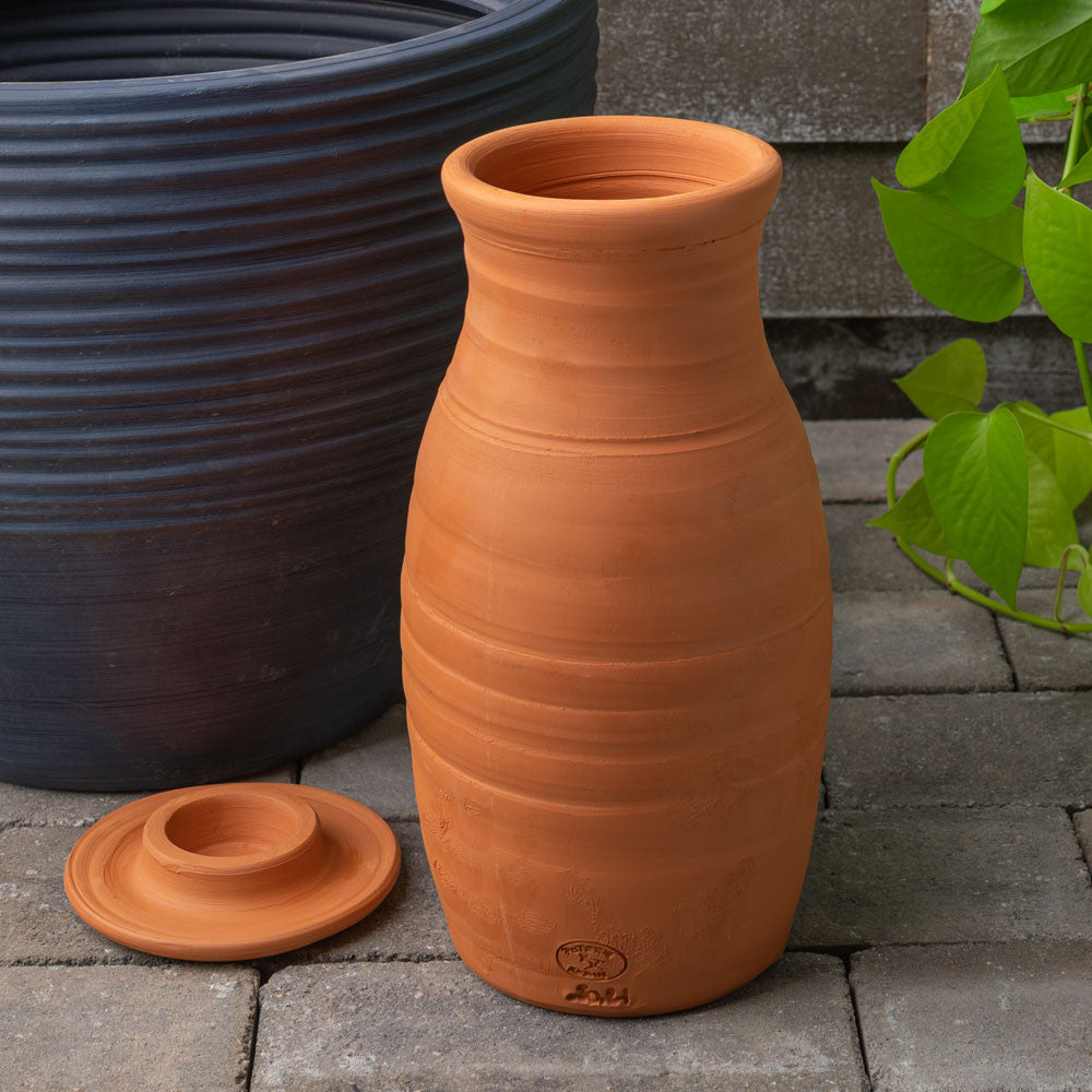Greenhaus Gardening Terracotta Irrigation Pot – Deep Root Watering Support