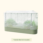 Greenhaus Gardening UV-Resistant Greenhouse Cover with Reinforced Zippers