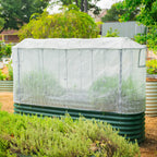 Greenhaus Gardening Frost Greenhouse Cover System for Classic Raised Beds