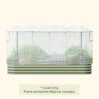 Greenhaus Gardening Frost Greenhouse Cover System for Classic Raised Beds
