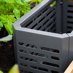 Greenhaus Gardening In-Bed Compost Basket for Vegetable Gardens