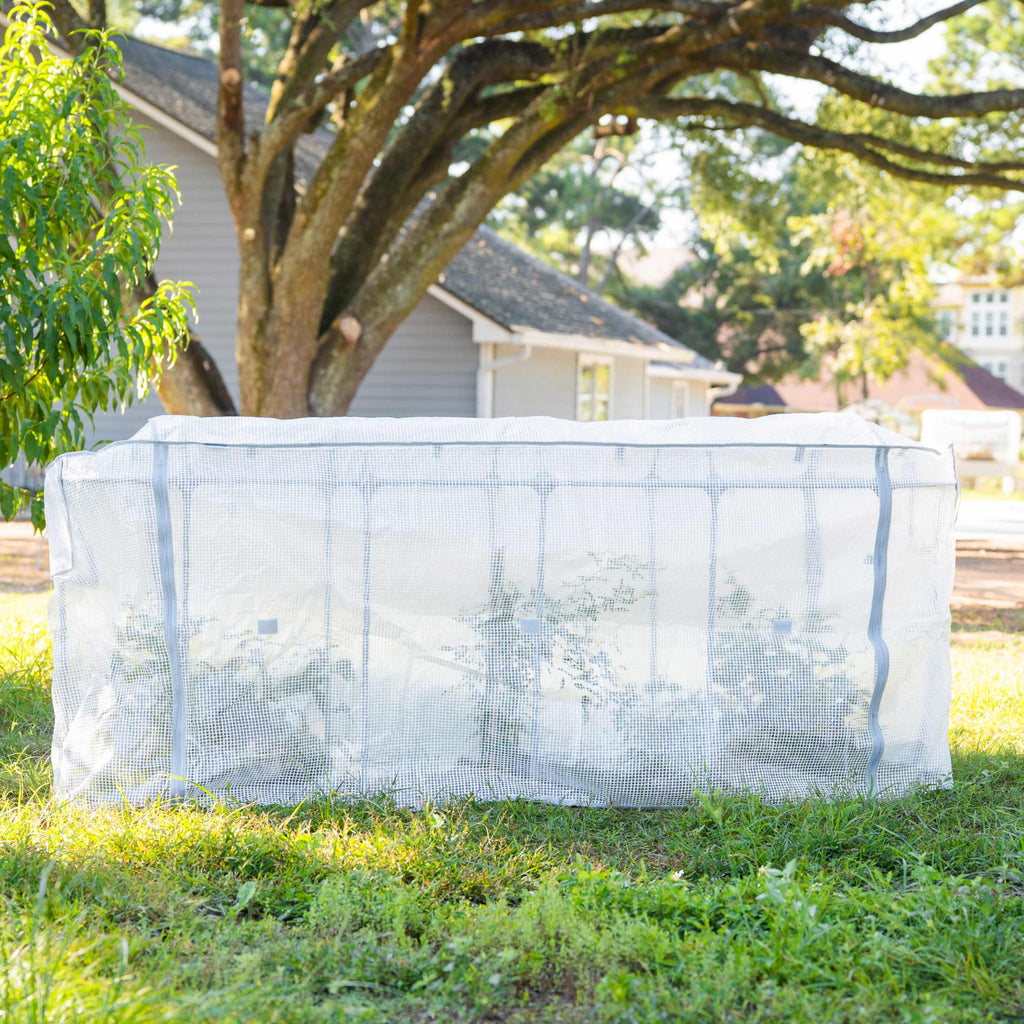 Greenhaus Gardening Frost Greenhouse Cover System for Classic Raised Beds