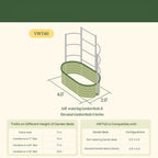 Greenhaus Gardening Metal Trellis System for Runners and Climbing Plants