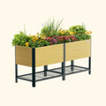 Greenhaus Gardening 2' × 6' Elevated Planter for Patio and Deck Gardens