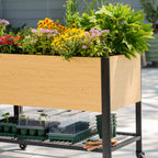 Greenhaus Gardening 2' × 8' Metal Elevated Planter for Outdoor Growing