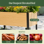 Greenhaus Gardening 2' × 8' Metal Elevated Planter for Outdoor Growing