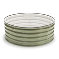 Greenhaus Gardening 15" Round Metal Grow Planter for Productive Garden Spaces