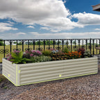 Greenhaus Gardening 24-Inch Deep Galvanized Steel Garden Bed