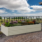 Greenhaus Gardening 24-Inch Deep Galvanized Steel Garden Bed