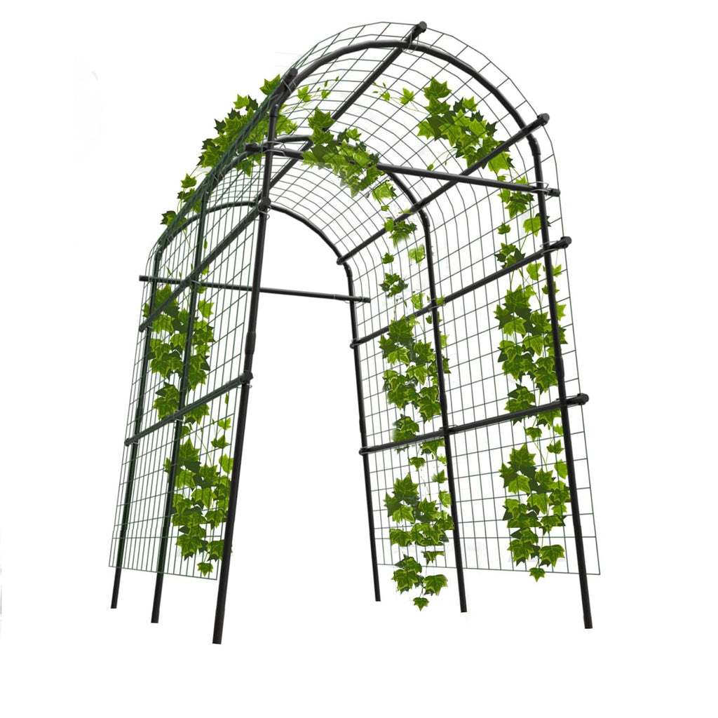 Greenhaus Gardening 7.5 FT Plant Support Arch for Raised Beds