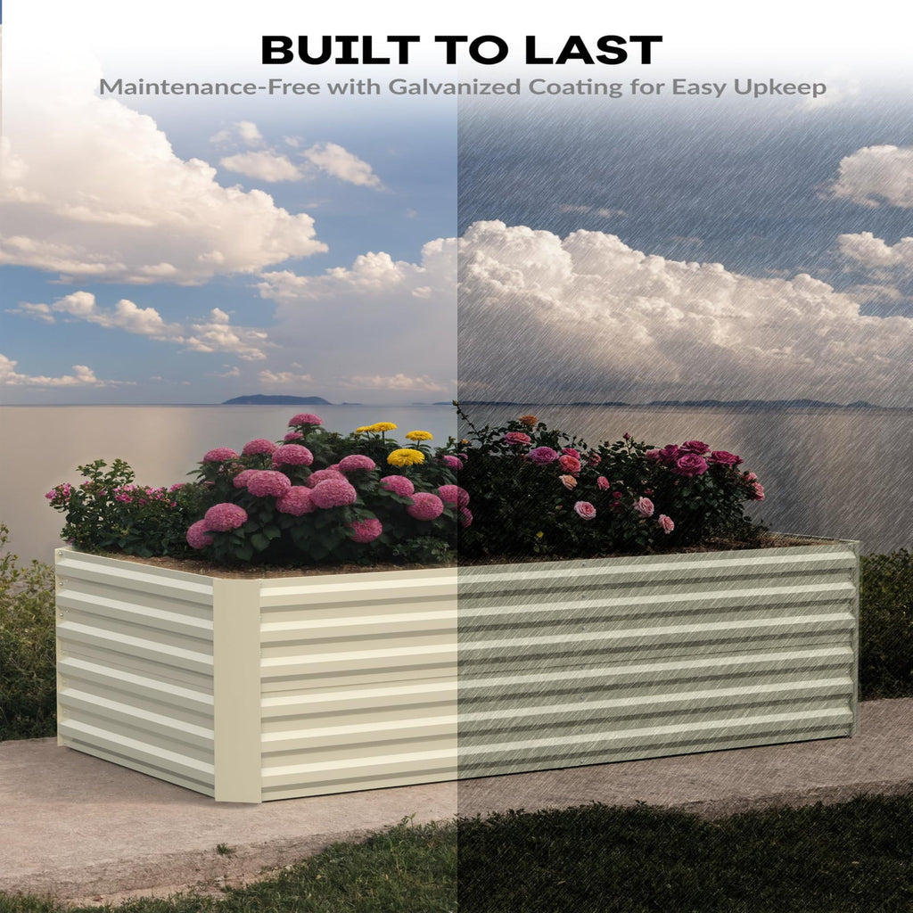 Greenhaus Gardening 24-Inch Deep Galvanized Steel Garden Bed