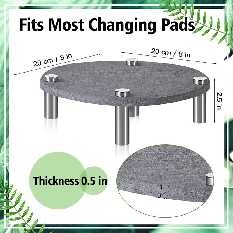 Greenhaus Gardening 8-Inch Diatomaceous Earth Plant Saucers Set of 2