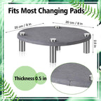 Greenhaus Gardening 8-Inch Diatomaceous Earth Plant Saucers Set of 2