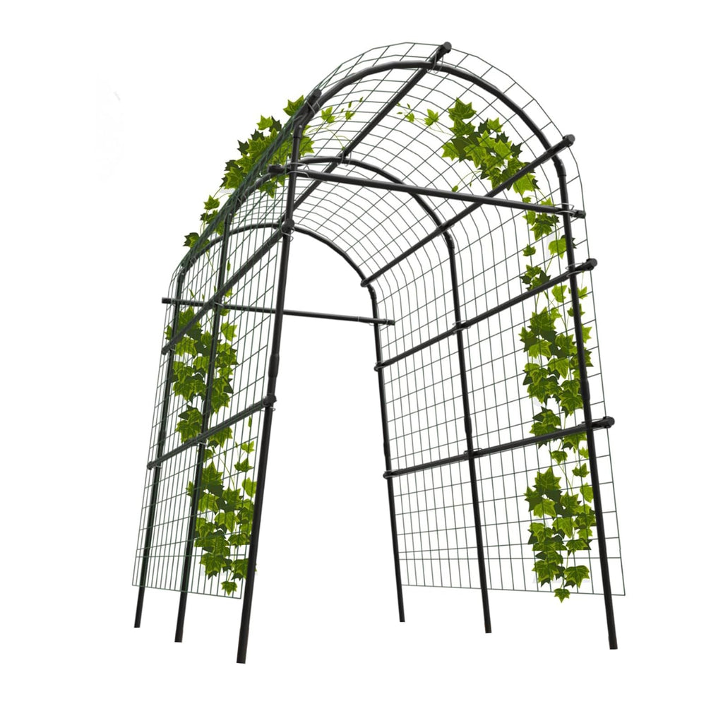 Greenhaus Gardening 7.5 FT Plant Support Arch for Raised Beds