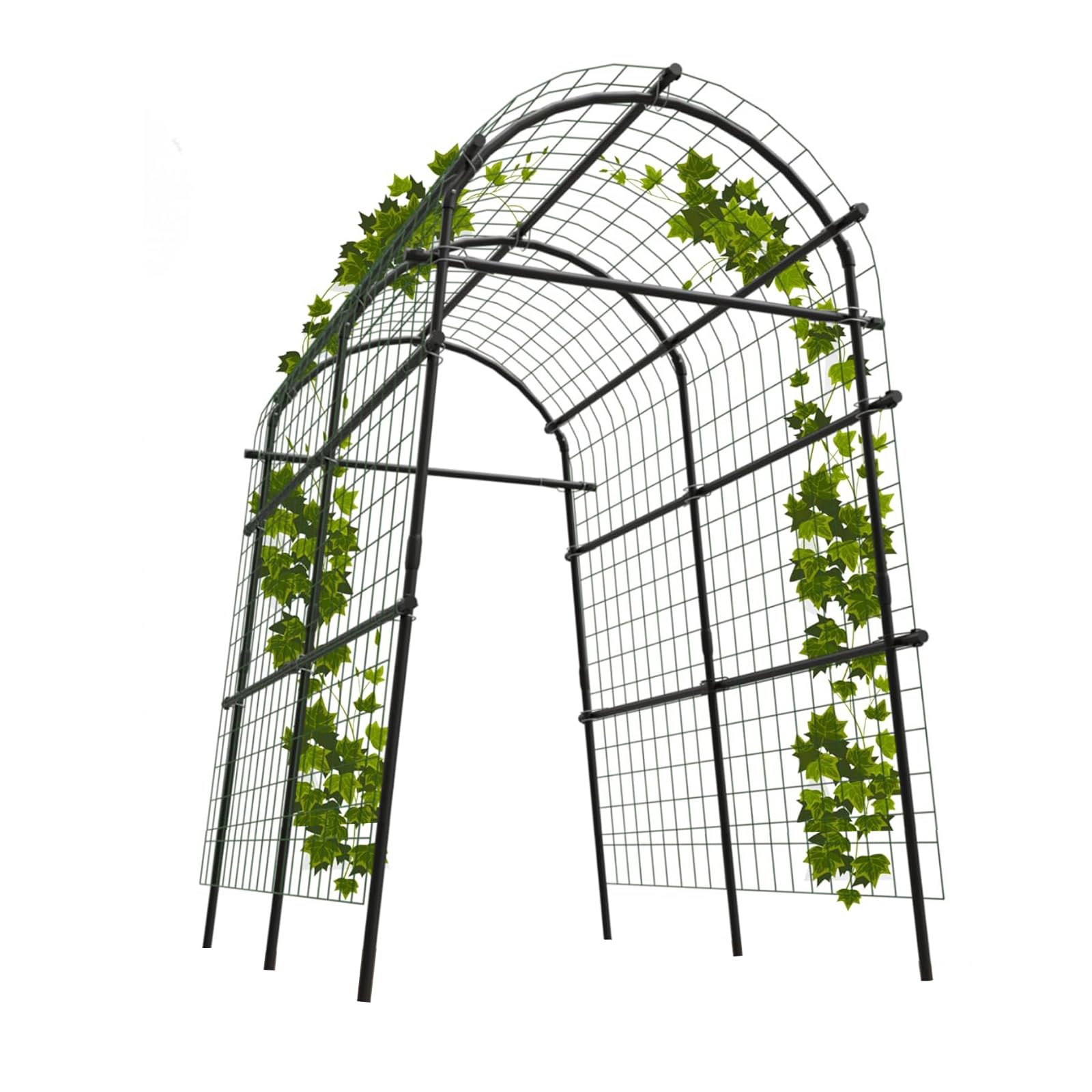 Greenhaus Gardening 7.5 FT Plant Support Arch for Raised Beds