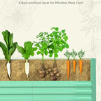Greenhaus Gardening 6 x 3 x 2 FT Outdoor Steel Raised Garden Bed Set