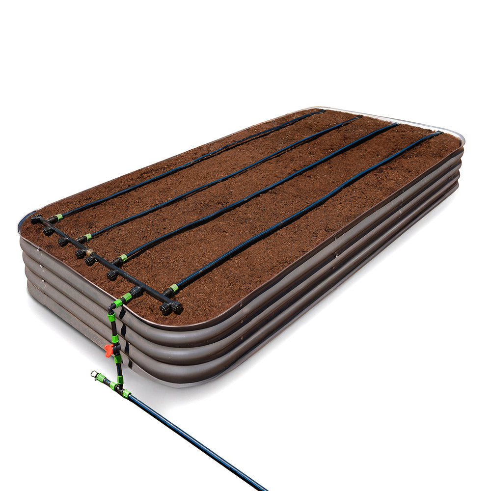 GreenHaus Gardening Expandable Raised Bed Drip Irrigation Kit