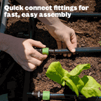 GreenHaus Gardening Expandable Raised Bed Drip Irrigation Kit