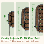 GreenHaus Gardening Expandable Raised Bed Drip Irrigation Kit