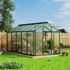 Greenhaus Gardening 6' × 10' Walk-In Greenhouse with Roof Vent