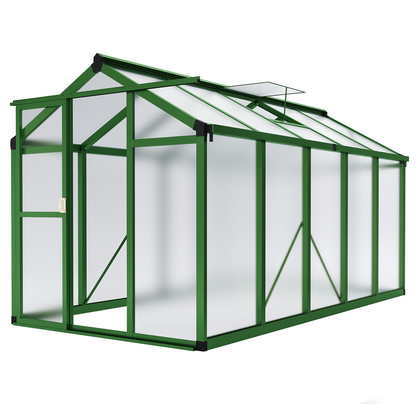Greenhaus Gardening 6' × 10' Walk-In Greenhouse with Roof Vent