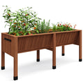 Greenhaus Gardening 72" Cedar Elevated Raised Garden Bed with Legs