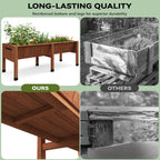 Greenhaus Gardening 72" Cedar Elevated Raised Garden Bed with Legs