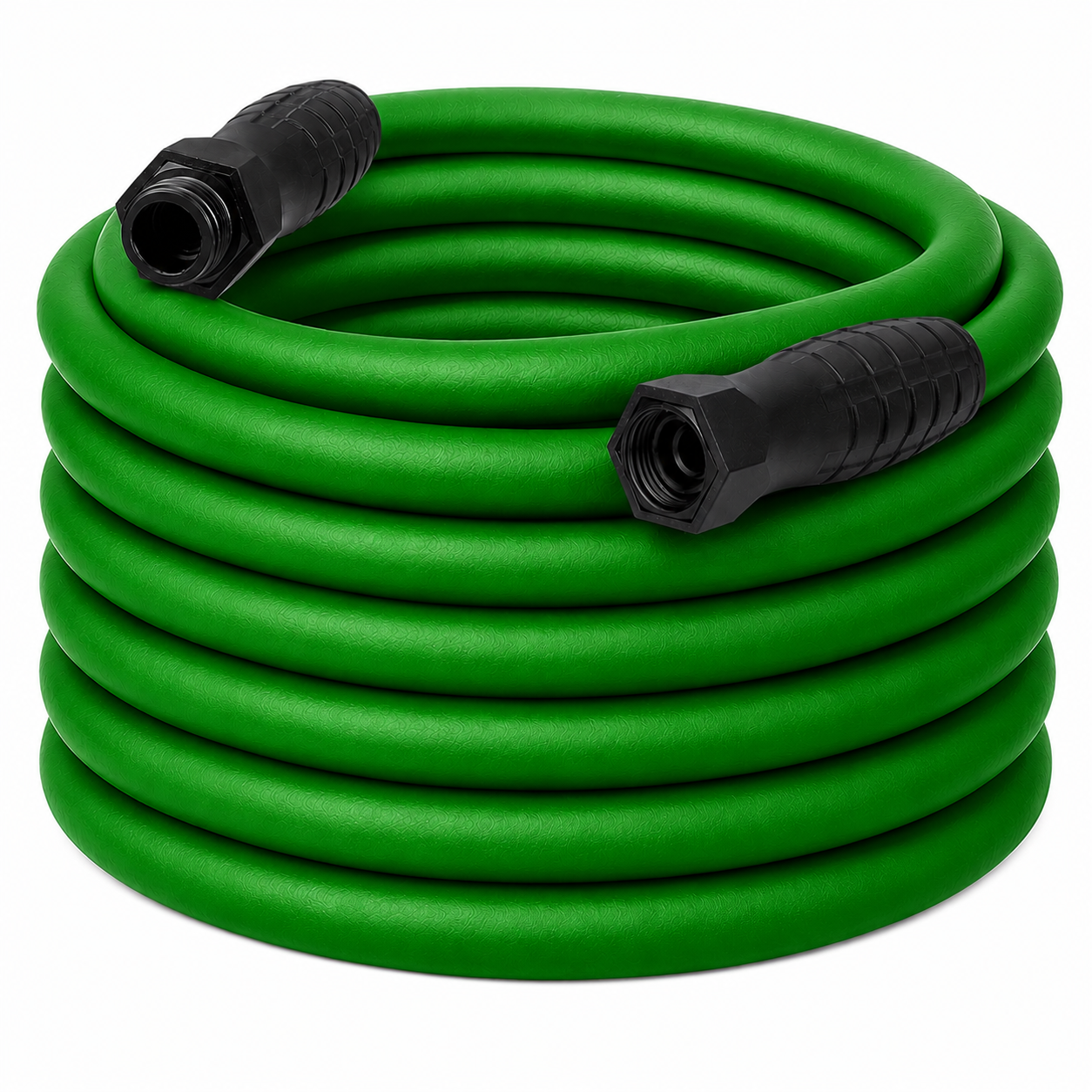 Greenhaus Gardening Lightweight Flexible Garden Hose with Swivel Connectors, 5/8 Inch x 50 FT