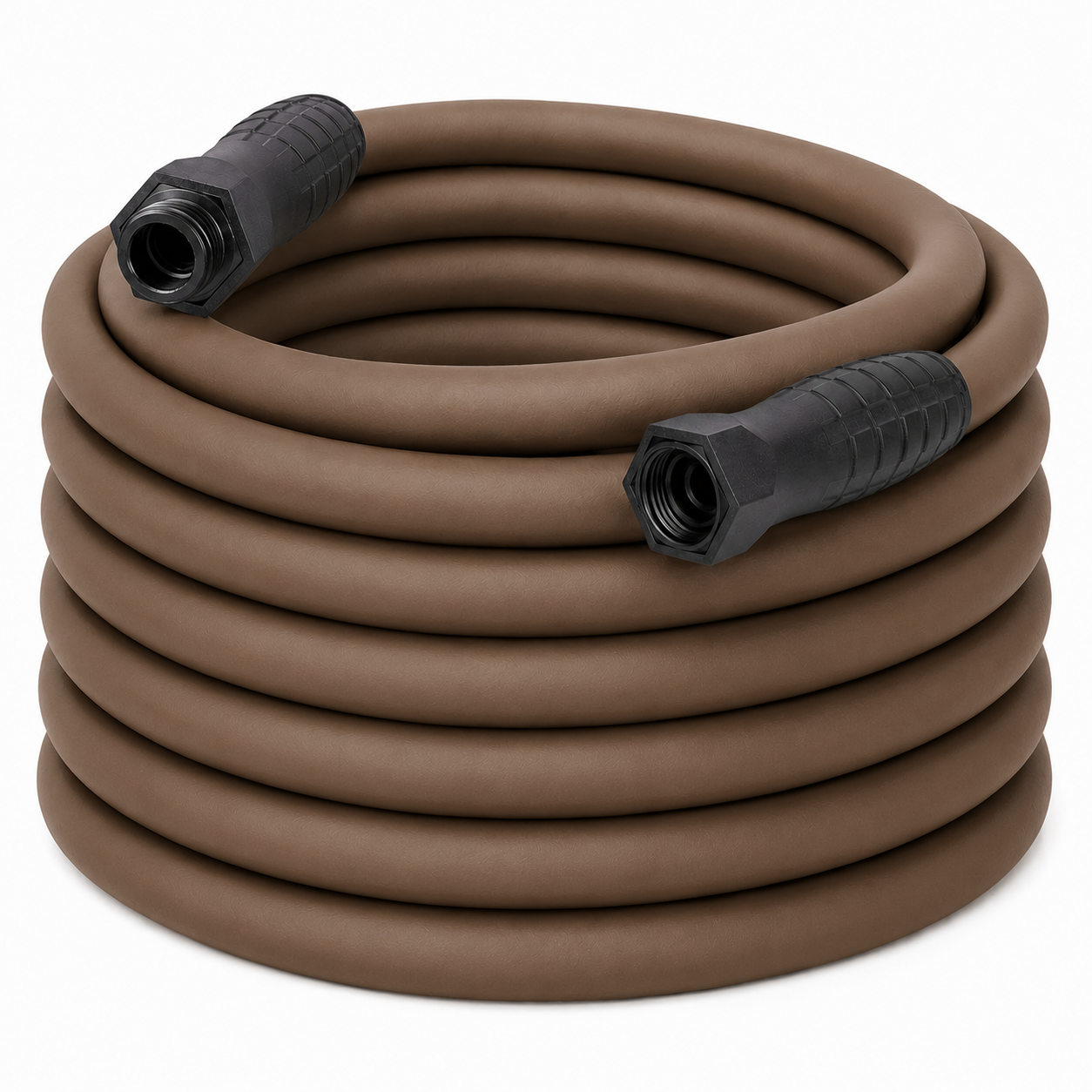 Greenhaus Gardening Lightweight Flexible Garden Hose with Swivel Connectors, 5/8 Inch x 50 FT