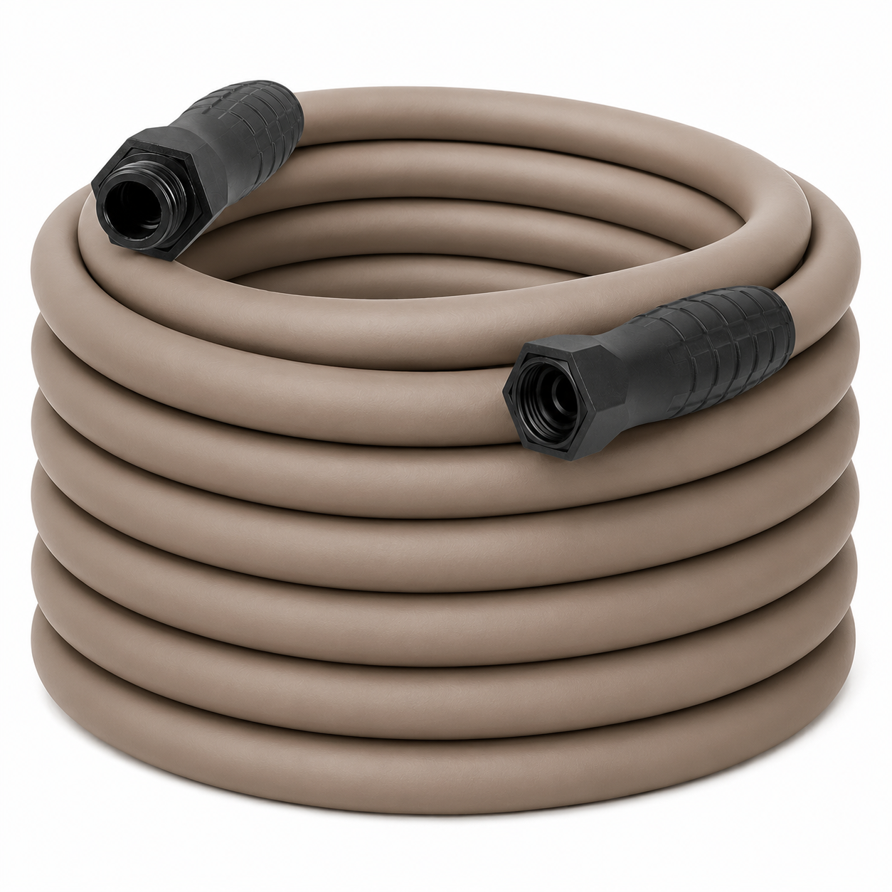 Greenhaus Gardening Lightweight Flexible Garden Hose with Swivel Connectors, 5/8 Inch x 50 FT
