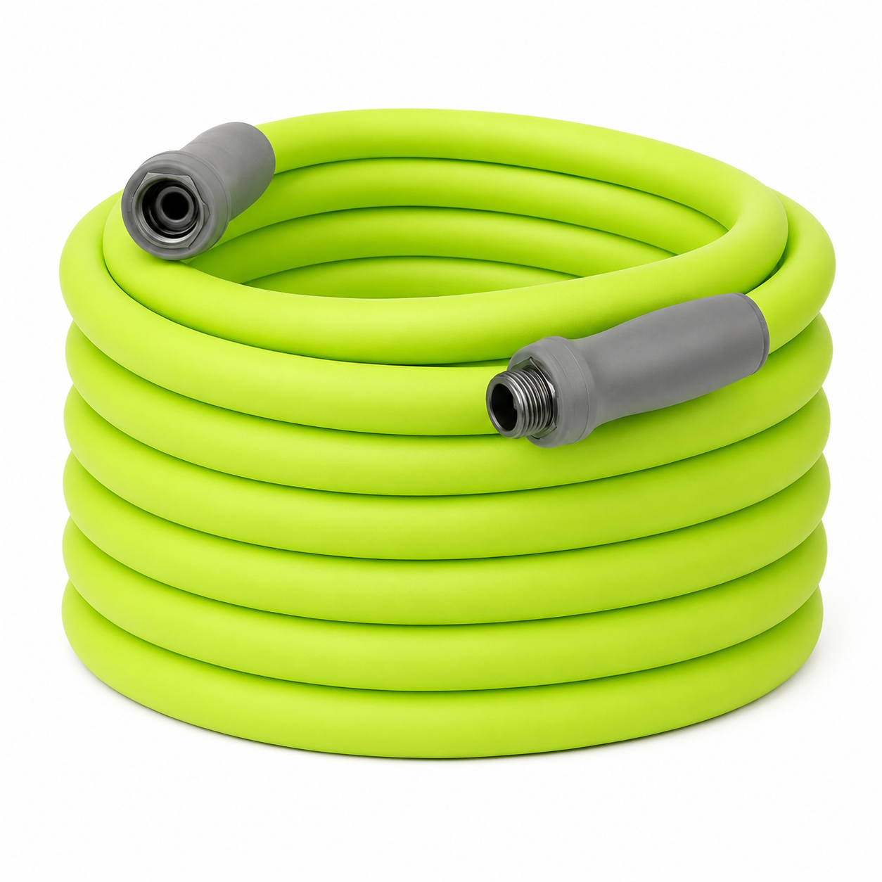 Greenhaus Gardening Lightweight Flexible Garden Hose with Swivel Connectors, 5/8 Inch x 50 FT